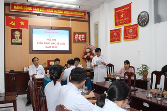 Bệnh viện Ung bướu Thành phố Cần Thơ tổ chức thành công Hội Thi kiến thức Bác sĩ giỏi năm 2020