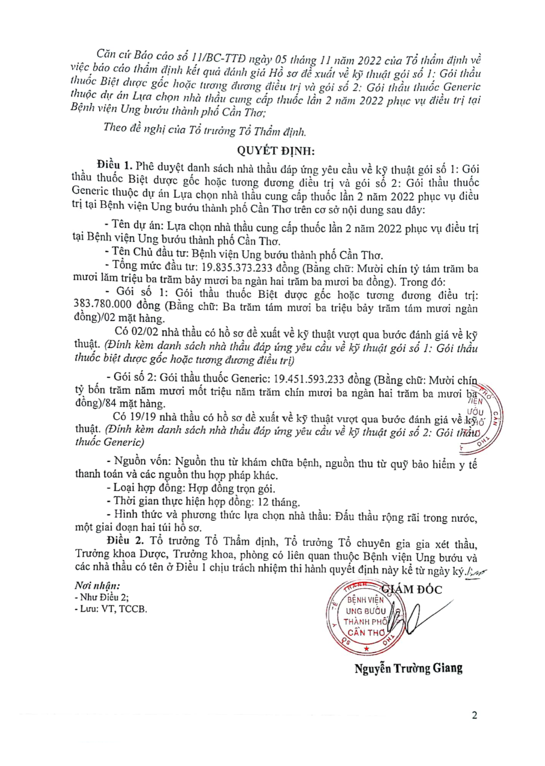 2022 11 14 QD 536 Phe duyet Danh sach nha thau DUYCKT Page 2