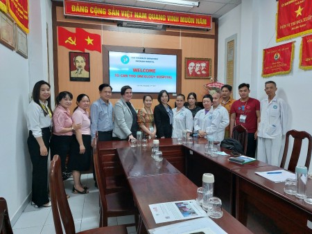 TIẾP ĐOÀN LÀM VIỆC TRONG DỰ ÁN V-CCC