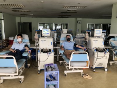 BỆNH VIỆN UNG BƯỚU TP.CẦN THƠ THAM GIA HIẾN TIỂU CẦU DỊP TẾT NGUYÊN ĐÁN NĂM 2023