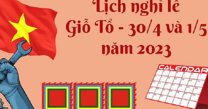 Thông báo về việc nghỉ lễ 30/4 và 1/5 năm 2023