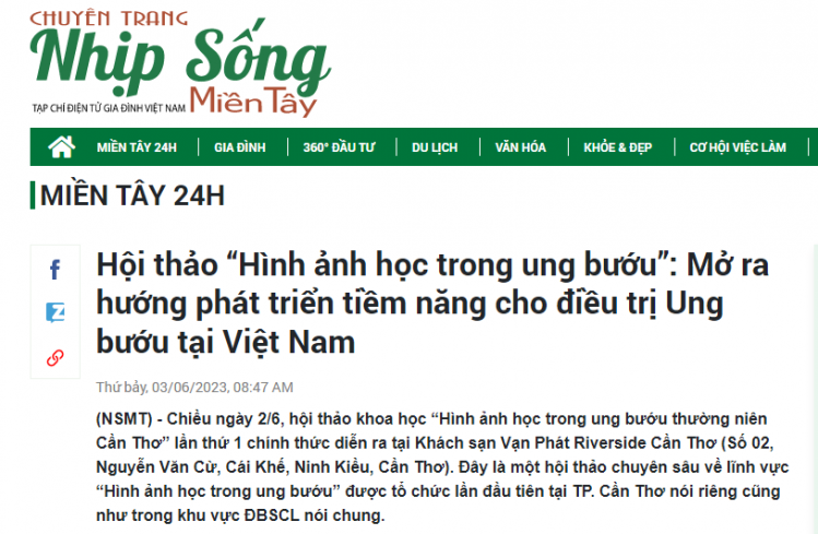 Hội thảo “Hình ảnh học trong ung bướu”: Mở ra hướng phát triển tiềm năng cho điều trị Ung bướu tại Việt Nam