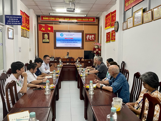 BỆNH VIỆN UNG BƯỚU TP. CẦN THƠ KHÔNG NGỪNG HỌC TẬP VÀ TRAO ĐỔI CHUYÊN MÔN TRONG NƯỚC VÀ QUỐC TẾ