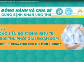 Kỳ 5: Các tiến bộ trong điều trị Ung thư phổi giai đoạn sớm – có thể chữa khỏi Ung thư phổi không?